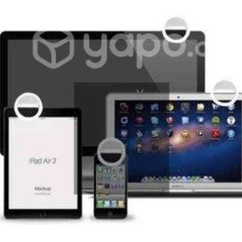 Aro de luz led con espejo