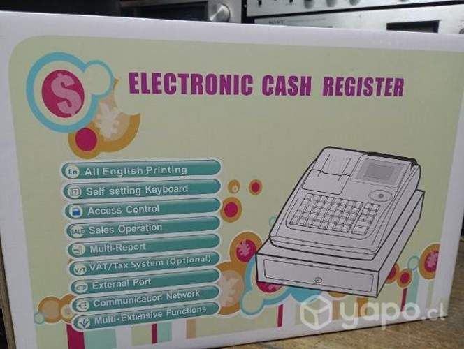 Caja registradora nueva, garantía