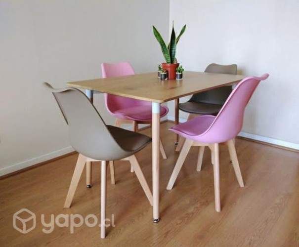 Comedor rectangular 4 puestos o sillas