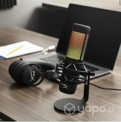 Micrófono HyperX quadcast RGB