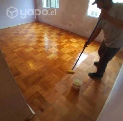 PULIDO y VITRIFICADO de pisos de madera PARQUET