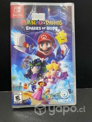 Nintendo switch Mario + rabbids sparks of hope
