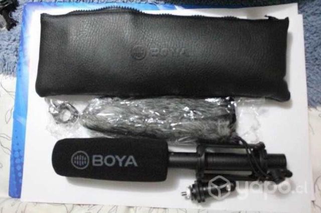 Microfono boya by-bm6060 + deadcat+bolso