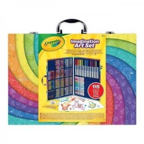 Crayola Set Maleta De Dibujo 115 Piezas Lapices Or