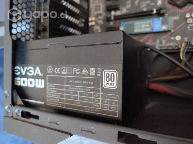 EVGA 600 W 80 plus