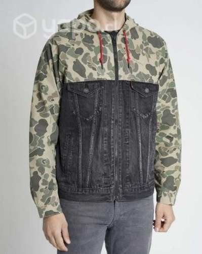 Chaqueta mezclilla marrca Levis