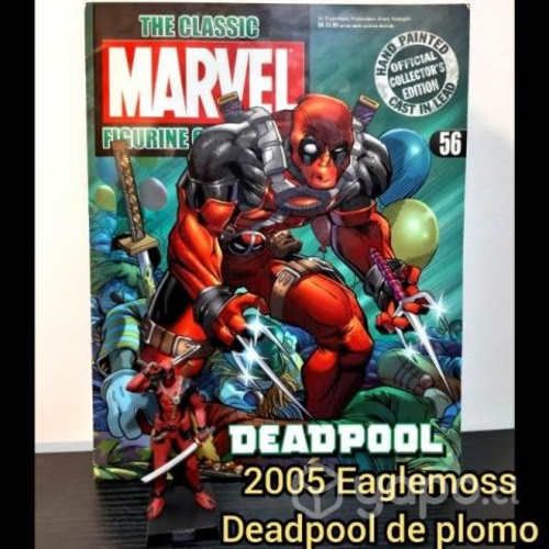Figura de plomo Eaglemoss 2005 #56 Marvel Deadpool