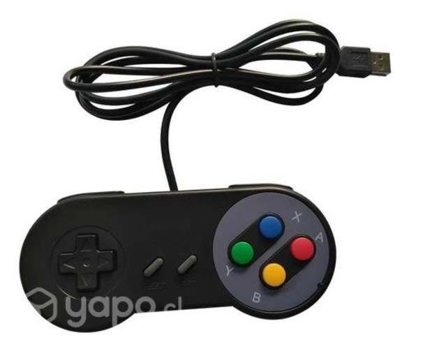 Joystick Super Nintendo Consola Snes Usb Pc