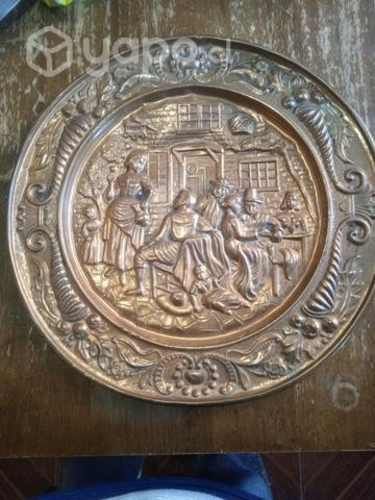 cuadro repujado cobre