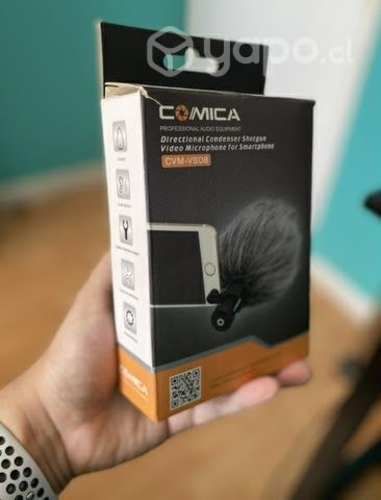 Micrófono direccional condensador para celular