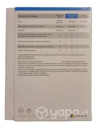 Licencia Microsoft 365 Personal