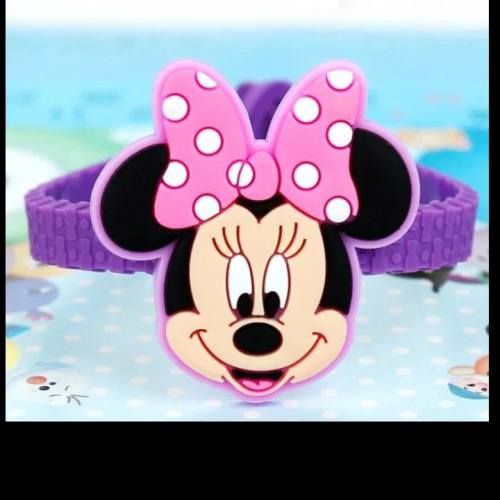 Pulsera Minnie Mouse para niñas color Morado Nuevo
