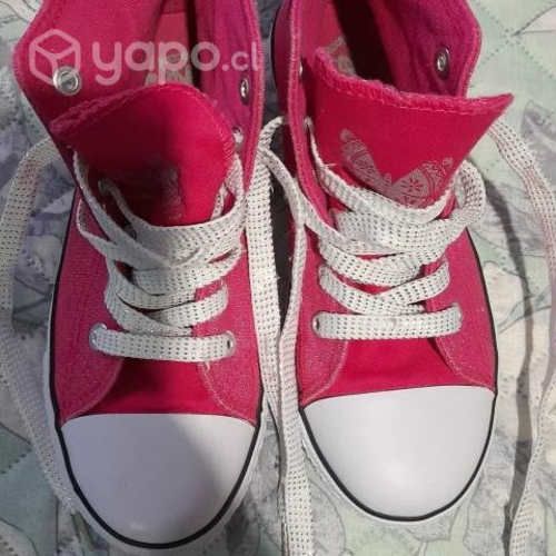 Zapatilla Ficcus Rosada estilo Converse N° 33 1 us