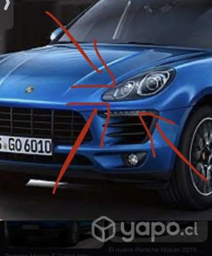 Focos y ópticos porche macan como nuevos