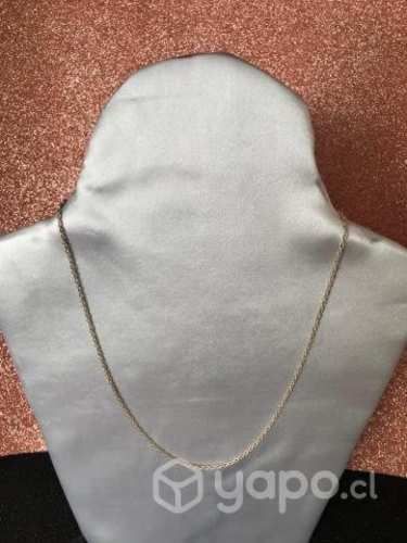 Cadena Torcida 50 Cm Plata 925