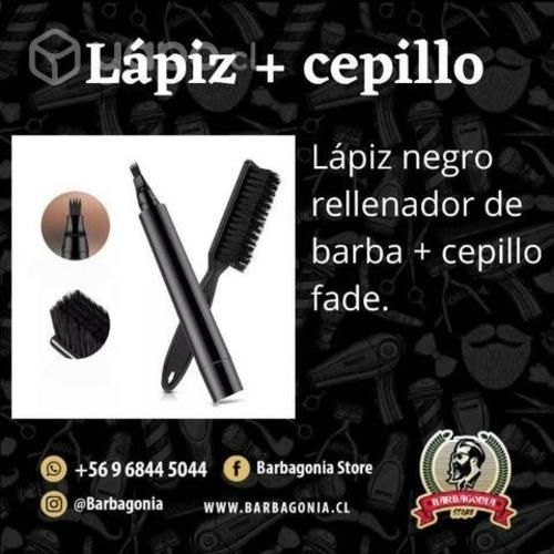 Lápiz rellenador de barba + cepillo fade