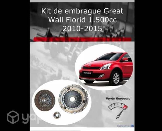 Kit de embrague Great Wall Florid 1500cc 2010-15
