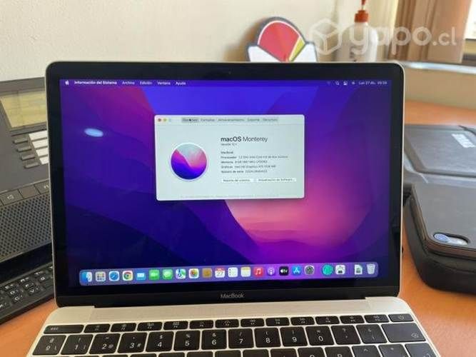 Macbook Retina 12 2017 (con detalles)