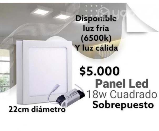 Foco led cuadrado sobrepuesto 18w