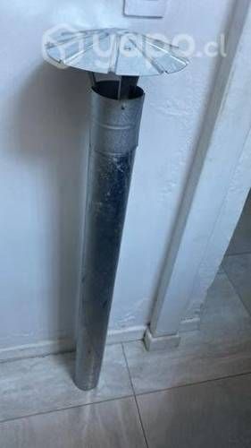 Tubo galvanizado + gorro 3.5