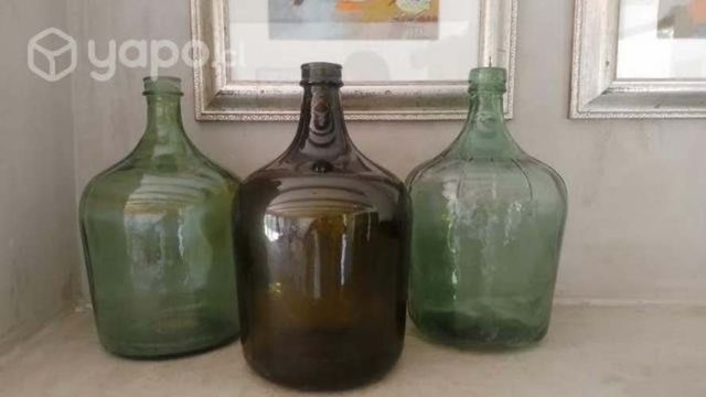 Botellas vidrio antiguas