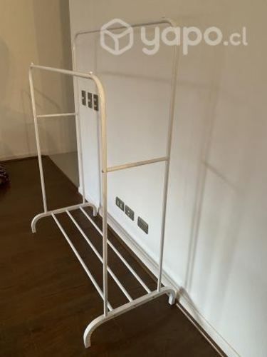 Colgador perchero doble (blanco)