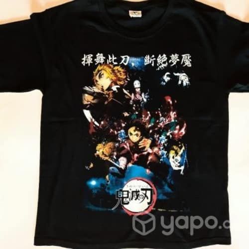 Poleras DEMON SLAYER/ KIMETSU NO YAIBA/ XS,S,M,L,