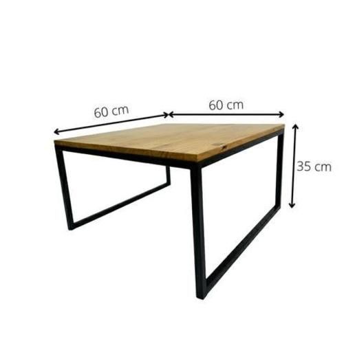 Mesa de centro Rectangular de fierro y pinol