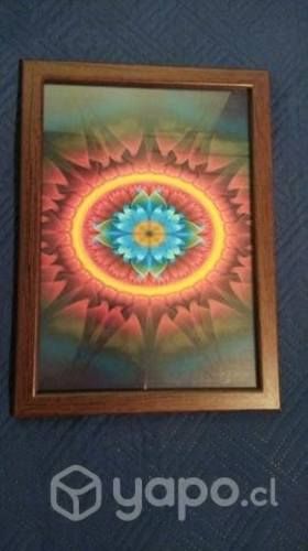 Cuadro de arte digital abstracto