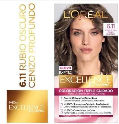 Tinte Cabello 6.11 Rubio Oscuro Cenizo