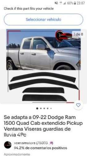 Ram 1500 kit deflectores