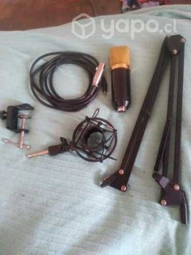 Microfono Condenzado Con Cable Aux para Pc