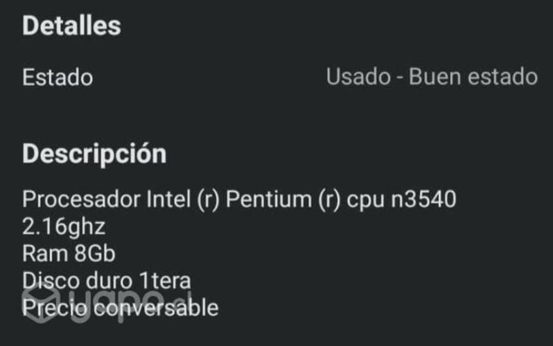 Notebook Lenovo G40-30