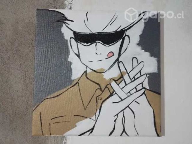 Cuadros de Jujutsu Kaisen a mano