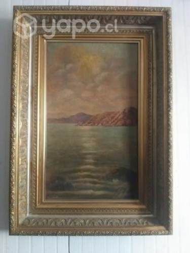 Cuadro antiguo con firma