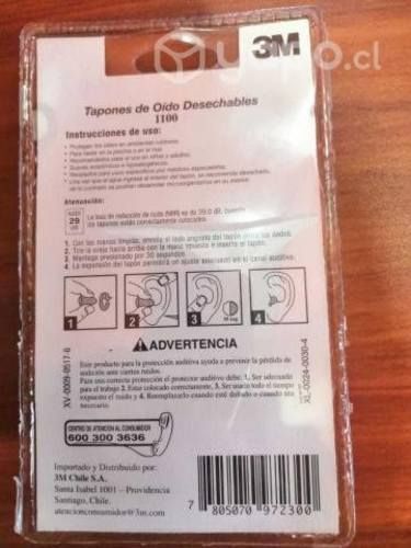 Tapones de oídos desechables 3M