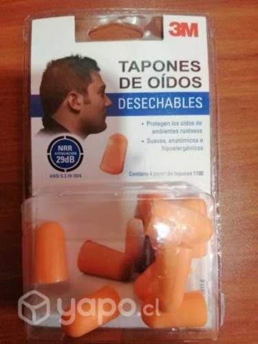 Tapones de oídos desechables 3M