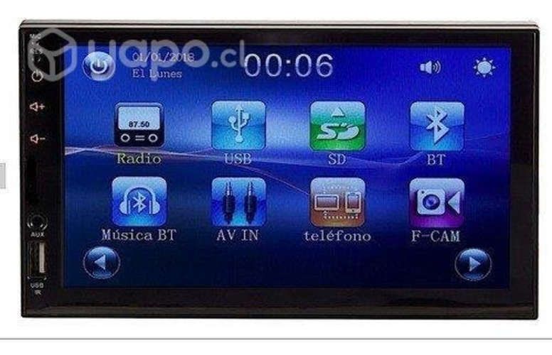 Radio Auto 2 Din Touch 7 Pulgadas Android 10.1