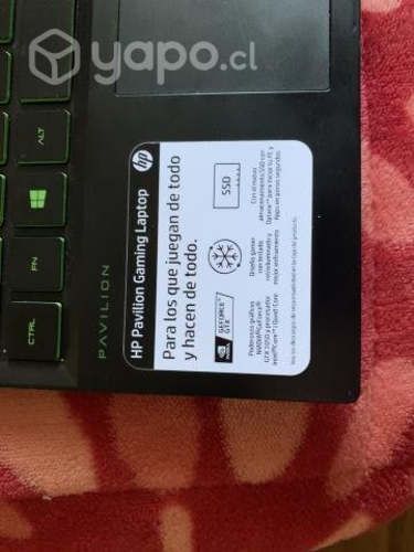Notebook HP pavilion gamer