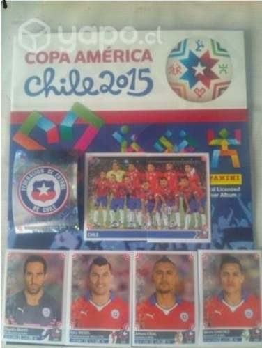 Album copa america 2015 tapa blanda completo a peg