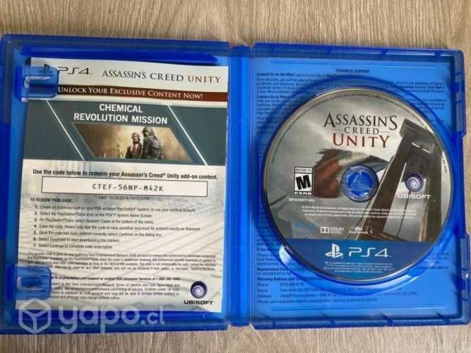 Juego PS4 Assassin´s Creed Unity