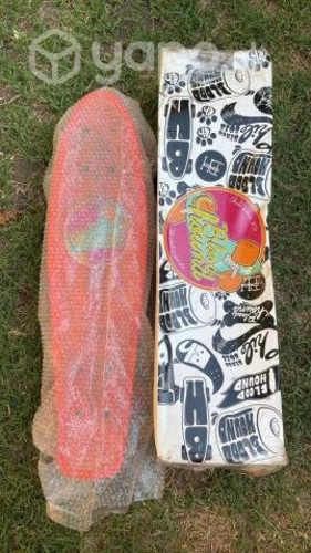 Skate Penny Cruiser BloodHound Rosa + Ruedas LED