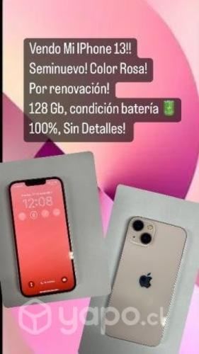 IPhone 13 Rosa seminuevo