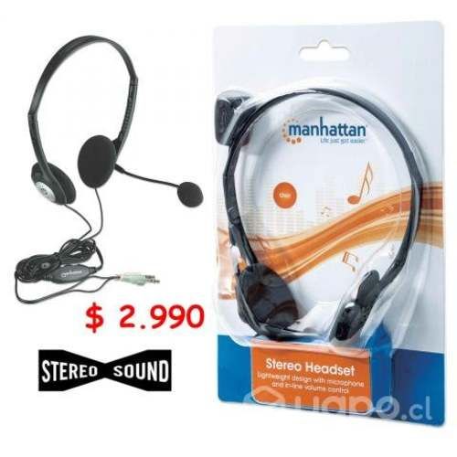 Audífonos Multimedia con micrófono