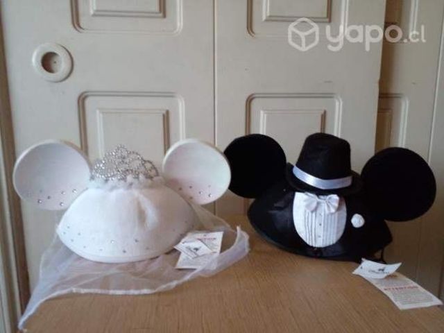 Gorros novios Mickey y Minnie