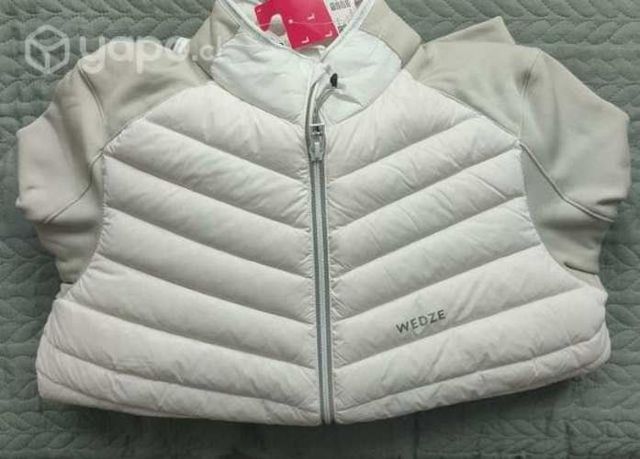 Parka chaqueta pluma wedze blanco