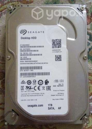Disco Duro 1TB SATA 3,5" 7200 RPM