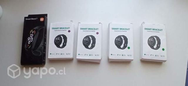 5 relojes inteligentes. (Smart bracelet)