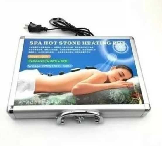 Caja De Piedras Calientes Para Masajes -20 Piedras