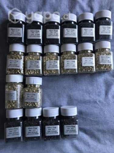 Microrings para extensiones de pelo. Lote completo